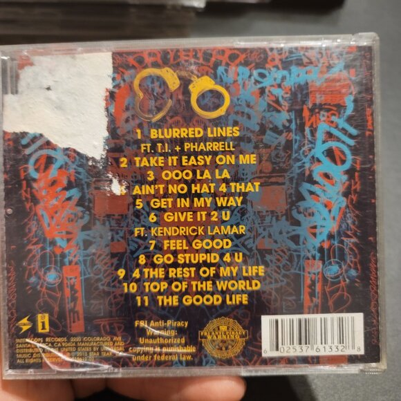 Robin Thick Blur Red Lines (CD) - Picture 2 of 4